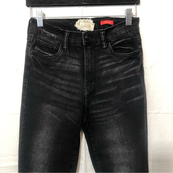 Altar’d State Jeans Women’s Sz 27 High Rise Grunge Black Stretch Deb Boho Hippie - Picture 2 of 12